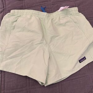 Patagonia women’s Light Green Swim/Active Shorts